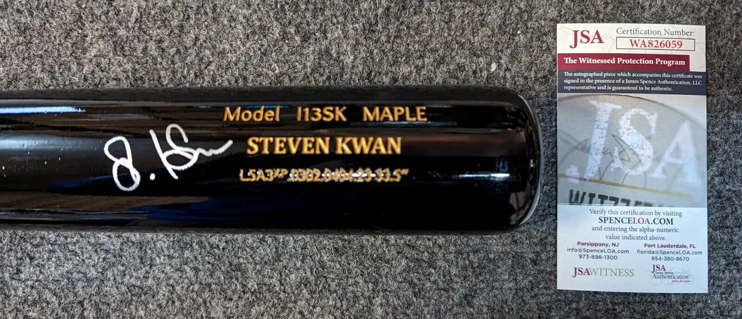 MVP Authentics Cleveland Guardians Steven Kwan Signed Official Game Model Baseball Bat Jsa Coa 292.50 sports jersey framing , jersey framing