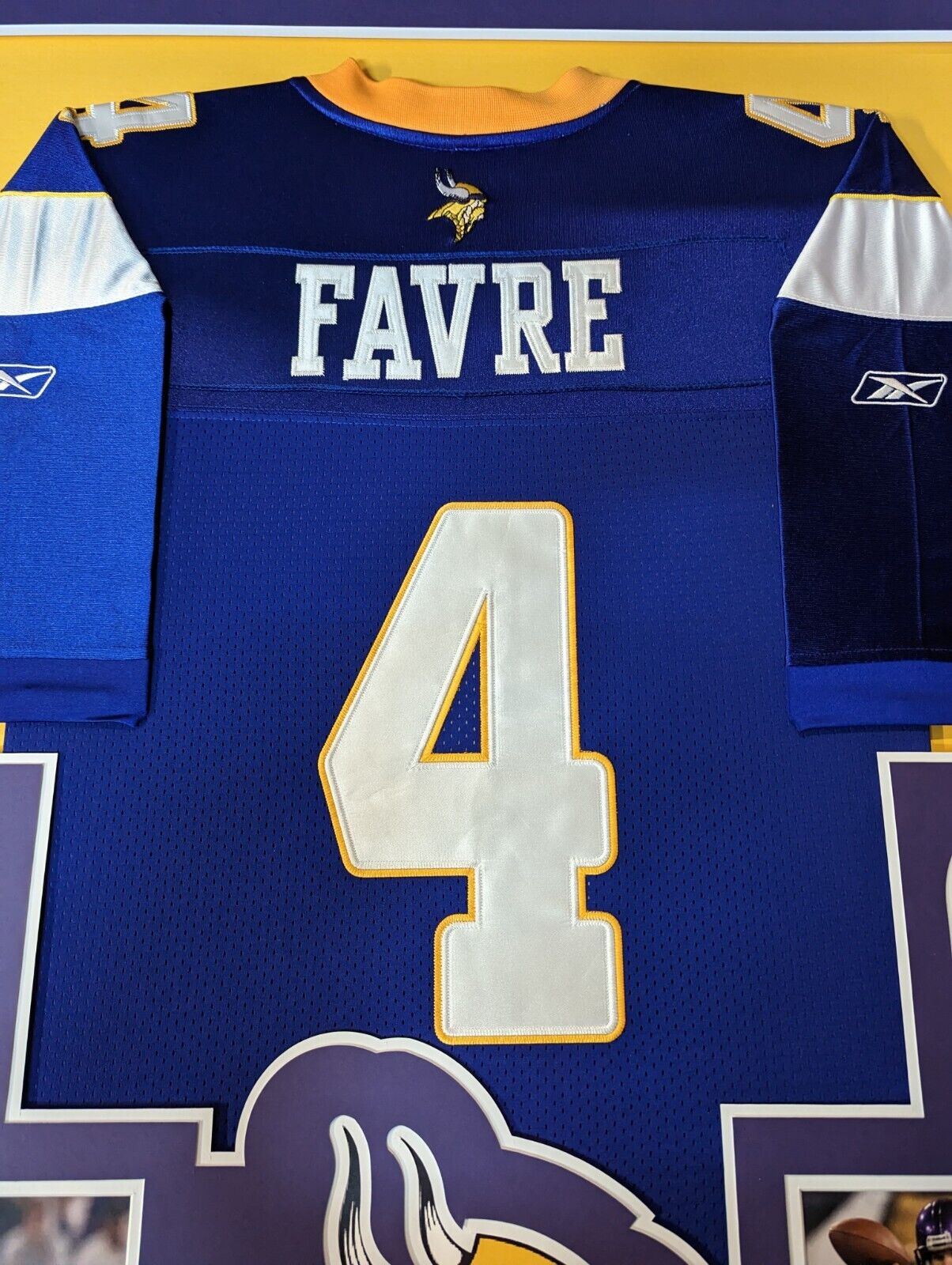 MVP Authentics Custom Framed Minnesota Vikings Brett Favre Jersey Display 270 sports jersey framing , jersey framing