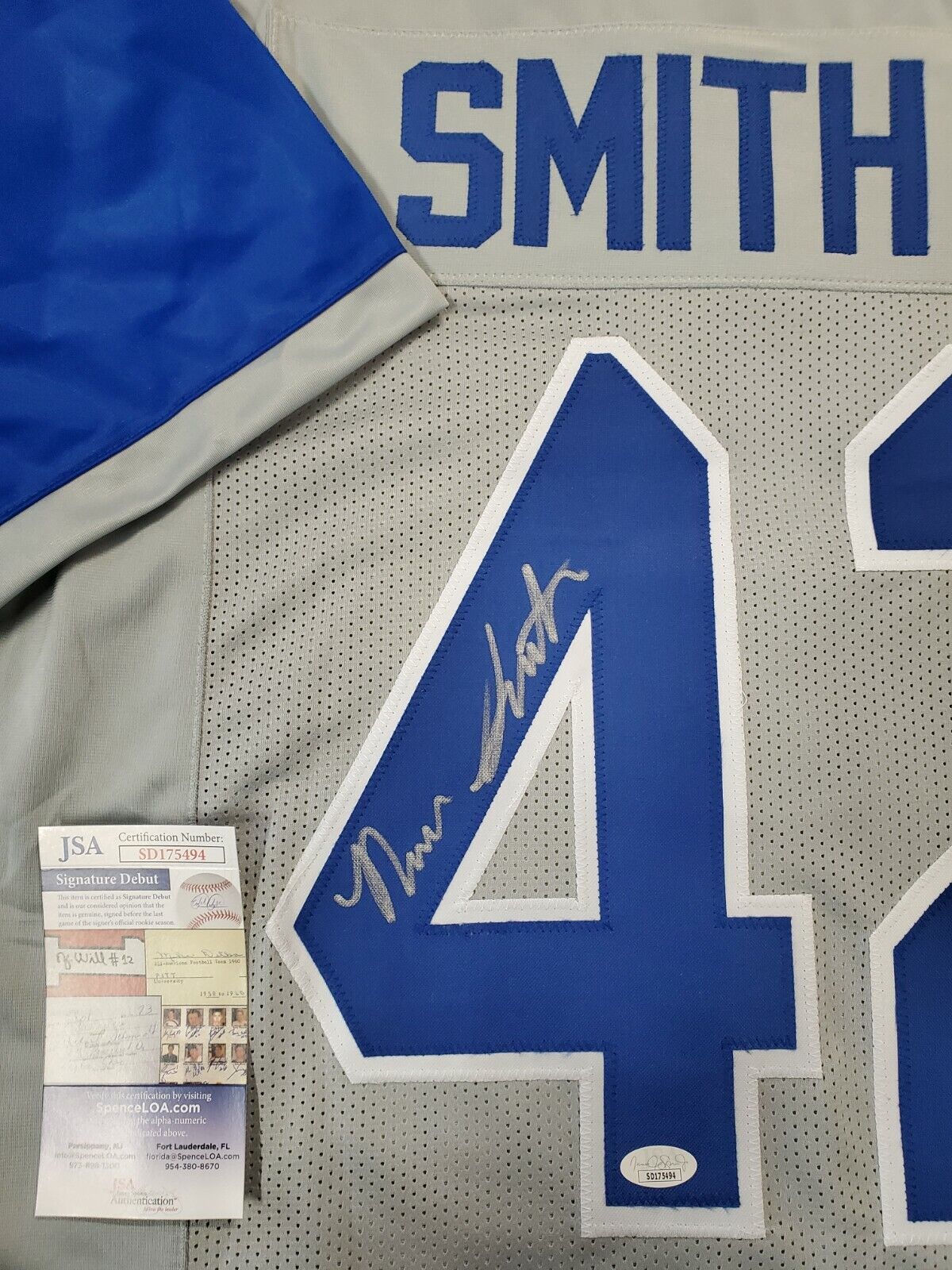 MVP Authentics Img Academy Ascenders Nolan Smith Jr Autographed Signed Jersey Jsa Coa 130.50 sports jersey framing , jersey framing