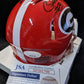MVP Authentics Georgia Bulldogs Chris Smith Autographed Signed Mini Helmet Jsa Coa 90 sports jersey framing , jersey framing