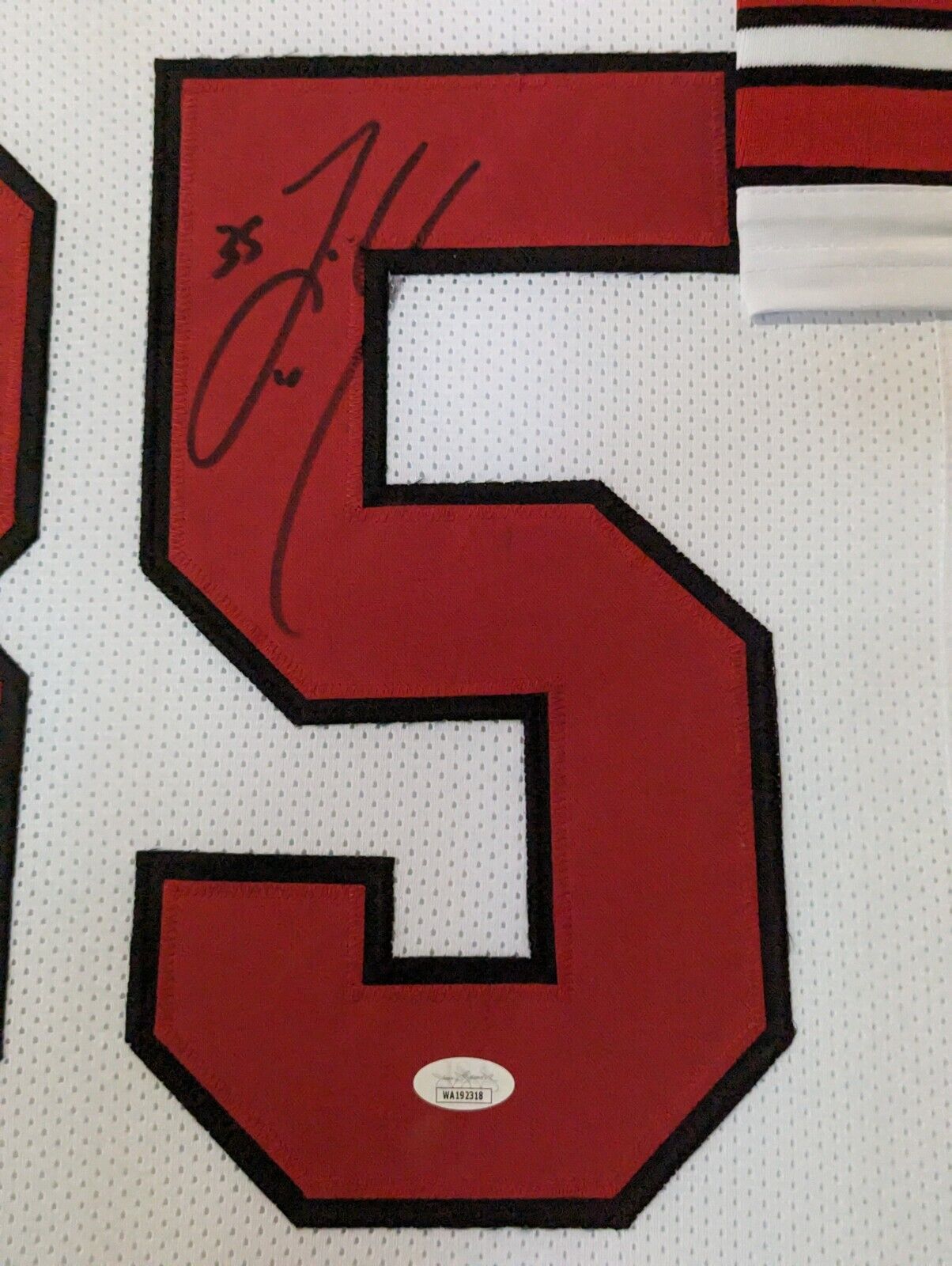 Framed Texas Tech Red Raiders Zach Thomas Autographed Signed Jersey Jsa Coa