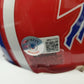 MVP Authentics Buffalo Bills Drew Bledsoe Signed Throwback Mini Helmet Beckett Holo 116.10 sports jersey framing , jersey framing