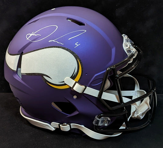 MVP Authentics Minnesota Vikings Dalvin Cook Signed Full Size Speed Authentic Helmet Jsa Coa 472.50 sports jersey framing , jersey framing