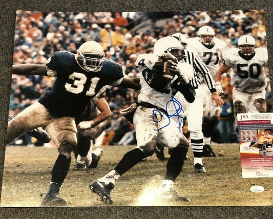 MVP Authentics Oj Mcduffie Autographed Signed Penn State 16X20 Photo Jsa  Coa 89.10 sports jersey framing , jersey framing