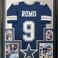 MVP Authentics Framed Dallas Cowboys Tony Romo Autographed Signed Jersey Beckett Coa 719.10 sports jersey framing , jersey framing