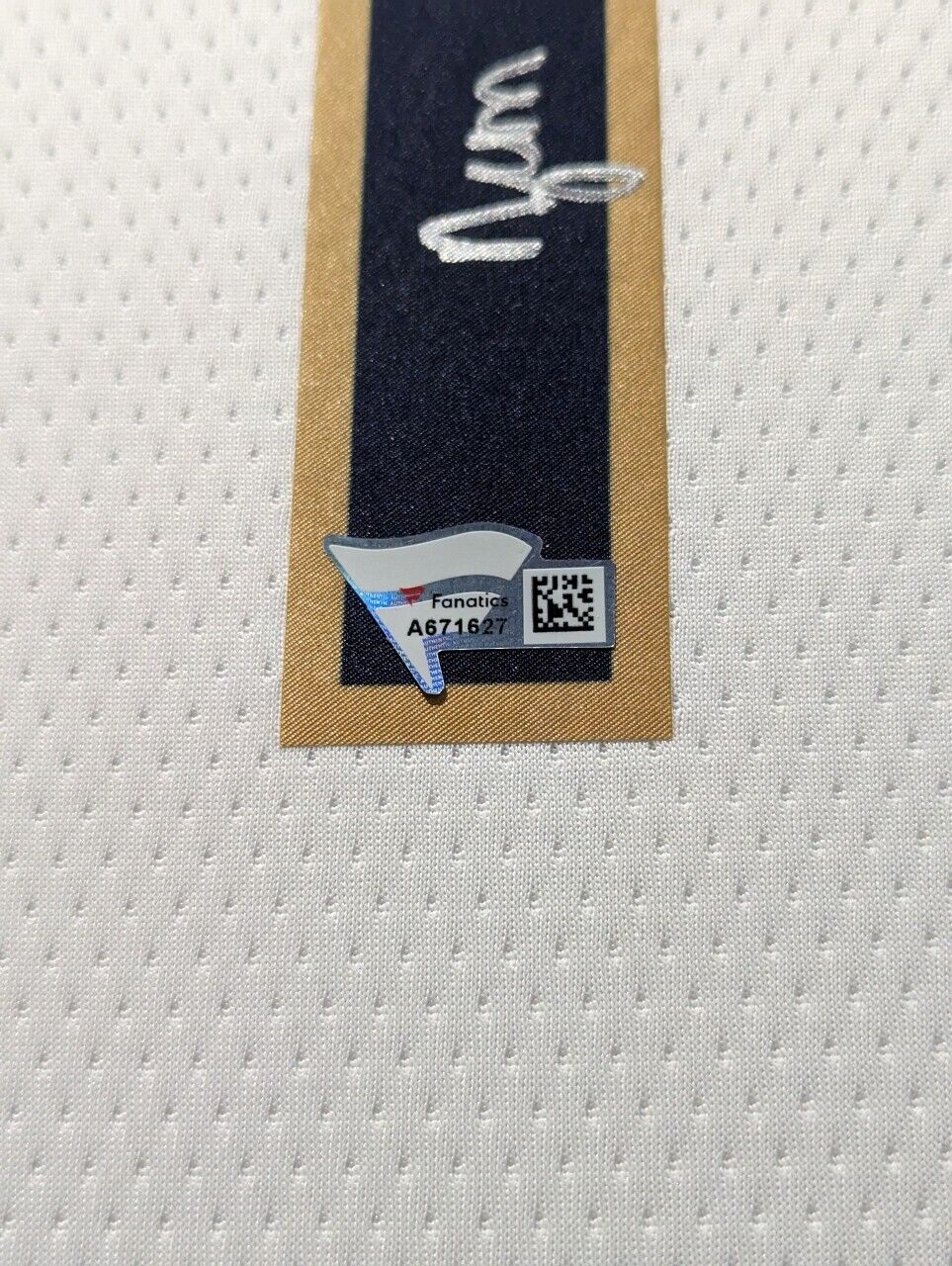 MVP Authentics Framed In Suede New Orleans Pelicans Zion Williamson Signed Jersey Fanatics Holo 1440 sports jersey framing , jersey framing