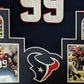 MVP Authentics Framed Houston Texans Jj Watt Unsigned Jersey Display 270 sports jersey framing , jersey framing