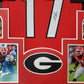 MVP Authentics Framed Georgia Bulldogs Nakobe Dean Autographed Signed Inscribed Jersey Jsa Coa 449.10 sports jersey framing , jersey framing