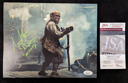 MVP Authentics Martin Klebba Pirates Of Caribbean Hand Signed Autographed 8 X 10 Photo Jsa Coa 67.50 sports jersey framing , jersey framing