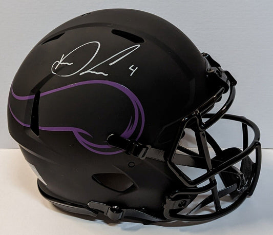 MVP Authentics Minnesota Vikings Dalvin Cook Signed Full Size Eclipse Authentic Helmet Jsa Coa 472.50 sports jersey framing , jersey framing