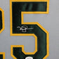 MVP Authentics Framed In Suede Oakland A's Mark Mcgwire Autographed Signed Jersey Jsa Coa 1125 sports jersey framing , jersey framing