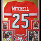 MVP Authentics Framed San Francisco 49Ers Elijah Mitchell Autograph Signed Jersey Beckett Holo 405 sports jersey framing , jersey framing