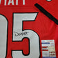 MVP Authentics Georgia Bulldogs Devonte Wyatt Autographed Signed Jersey Jsa  Coa 117 sports jersey framing , jersey framing