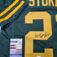 MVP Authentics Green Bay Packers Eric Stokes Autographed Signed Jersey Jsa Coa 117 sports jersey framing , jersey framing