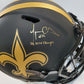 MVP Authentics New Orleans Saints Marques Colston Auto Inscribe F/S Eclipse Auth Helmet Jsa Coa 404.10 sports jersey framing , jersey framing