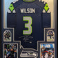 MVP Authentics Framed Seattle Seahawks Russell Wilson Autographed Signed Jersey Fanatics Holo 675 sports jersey framing , jersey framing