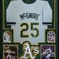 MVP Authentics Framed In Suede Oakland A's Mark Mcgwire Autographed Signed Jersey Jsa Coa 1125 sports jersey framing , jersey framing