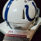 MVP Authentics Indianapolis Colts Gary Brackett Autographed Signed Speed Mini Helmet Jsa Coa 108 sports jersey framing , jersey framing