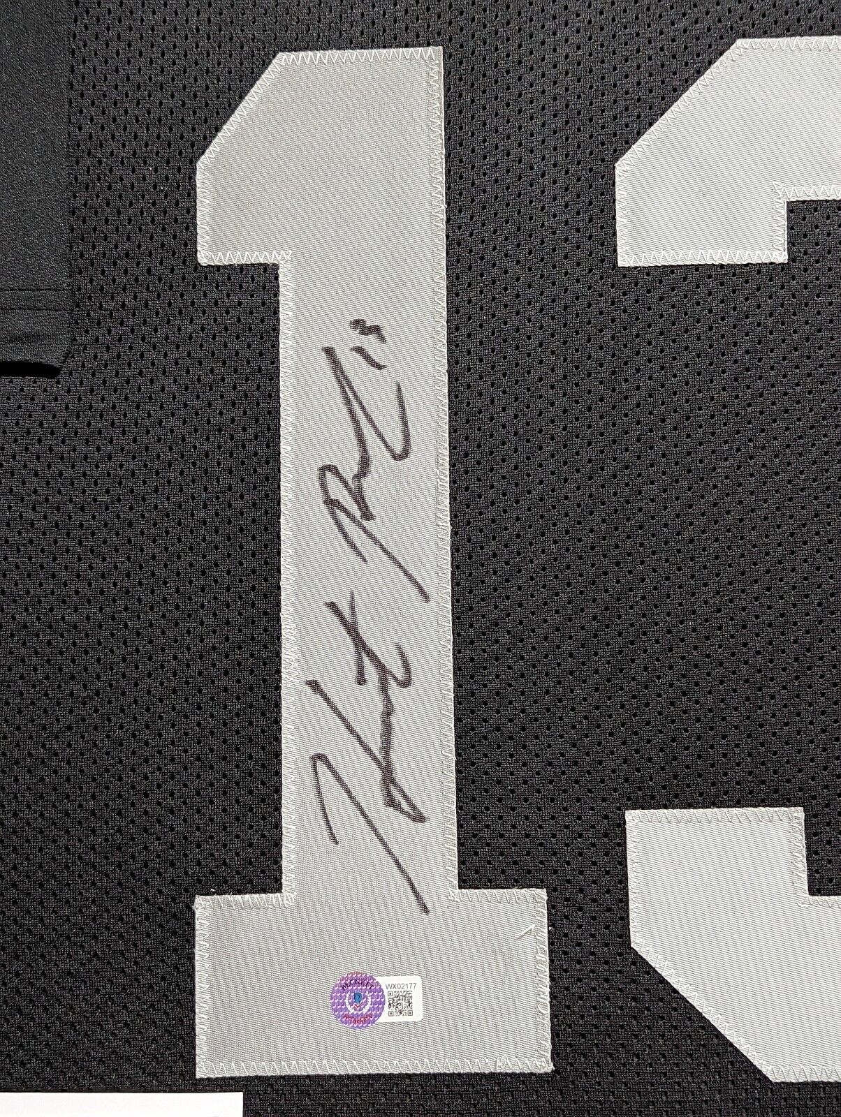 MVP Authentics Framed Las Vegas Raiders Hunter Renfrow Autographed Signed Jersey Beckett Coa 450 sports jersey framing , jersey framing