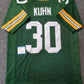 MVP Authentics Green Bay Packers John Kuhn Autographed Signed Jersey Beckett Coa 107.10 sports jersey framing , jersey framing