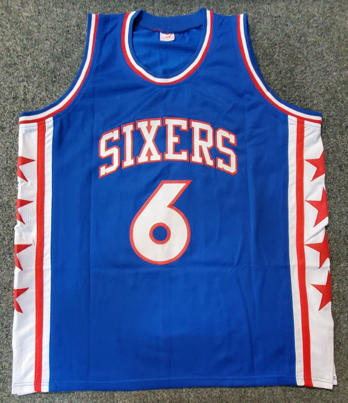 MVP Authentics Philadelphia 76Ers Julius "Dr. J" Erving Autographed Signed Jersey Beckett Holo 252 sports jersey framing , jersey framing