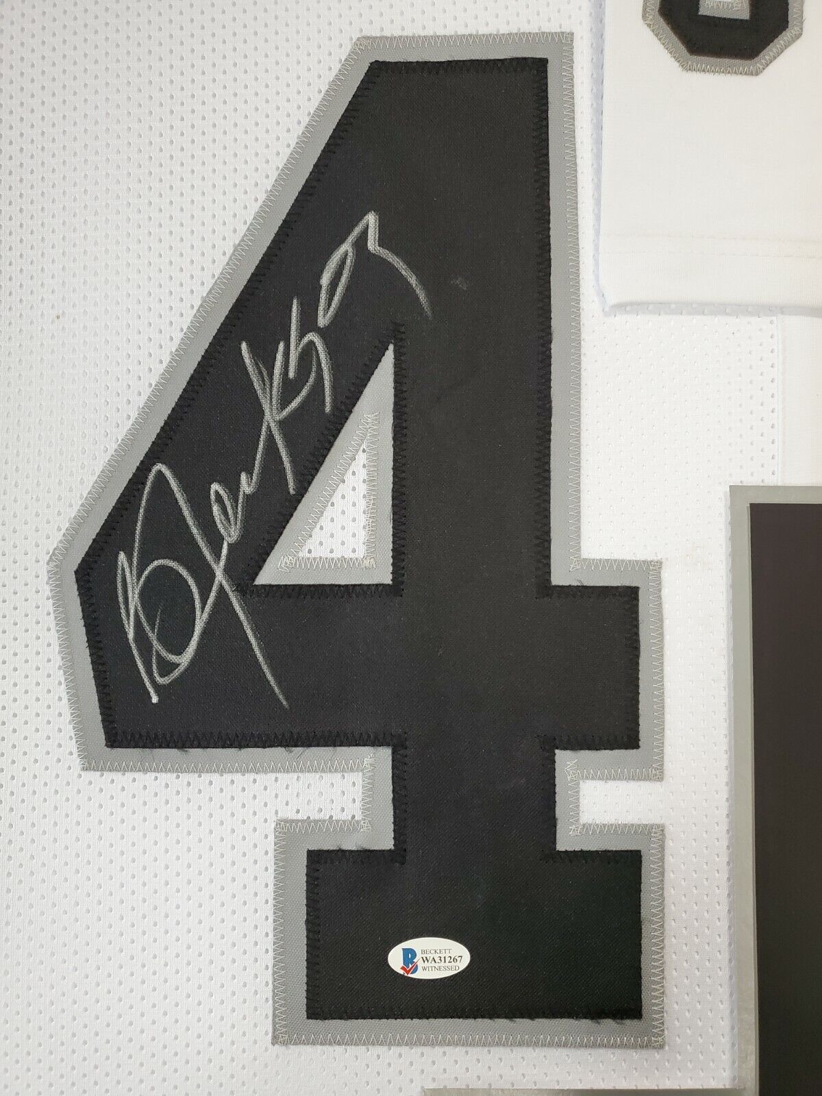 MVP Authentics Framed Oakland Raiders Bo Jackson Autographed Signed Jersey Jsa Coa 899.10 sports jersey framing , jersey framing