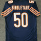 MVP Authentics Chicago Bears Mike Singletary Autographed Signed Jersey Beckett Holo 107.10 sports jersey framing , jersey framing