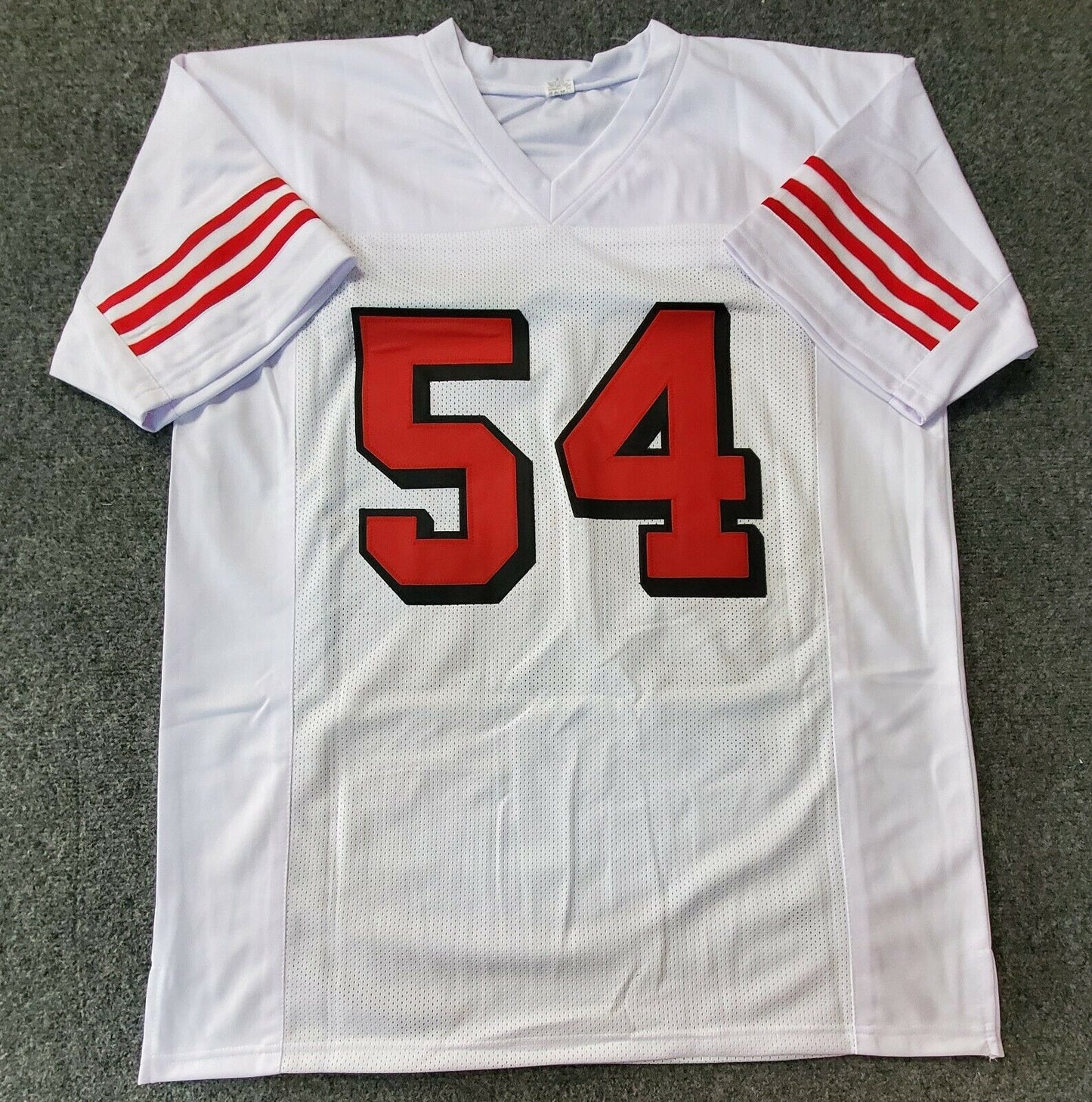 MVP Authentics San Francisco 49Ers Fred Warner Autographed Signed Jersey Beckett Holo 126 sports jersey framing , jersey framing
