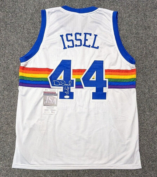 MVP Authentics Denver Nuggets Dan Issel Autographed Signed Inscribed Jersey Jsa Coa 144 sports jersey framing , jersey framing