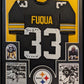 MVP Authentics Framed Pittsburgh Steelers John Frenchie Fuqua Autographed Signed Jersey Jsa Coa 315 sports jersey framing , jersey framing