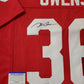 MVP Authentics Oklahoma Sooners Steve Owens Autographed Signed Jersey Psa Coa 112.50 sports jersey framing , jersey framing