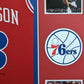 MVP Authentics Framed Philadelphia 76Ers Allen Iverson Autographed Signed Jersey Jsa Coa 540 sports jersey framing , jersey framing