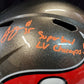 MVP Authentics Tampa Bay Buccaneers Jamel Dean Signed Full Size Speed Replica Helmet Jsa Coa 247.50 sports jersey framing , jersey framing