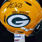 MVP Authentics Green Bay Packers Amari Rodgers Signed Insc Full Size Authentic Helmet Jsa Coa 378 sports jersey framing , jersey framing