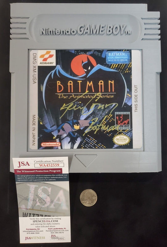 MVP Authentics Kevin Conroy Autographed Batman: The Animated Series Gameboy Display Jsa Coa 135 sports jersey framing , jersey framing