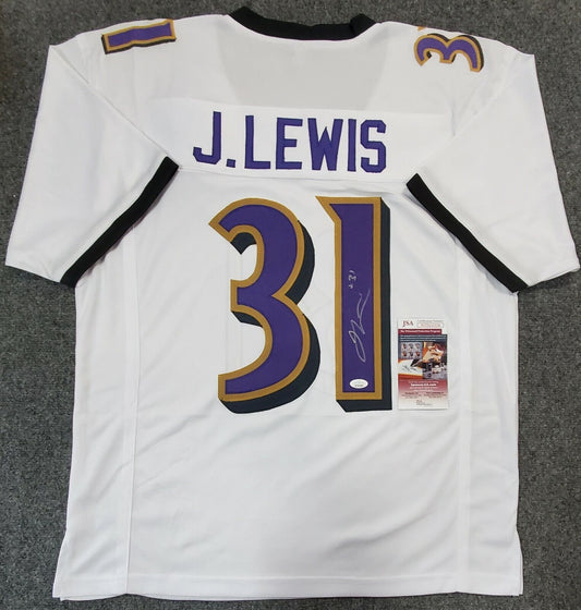 MVP Authentics Baltimore Ravens Jamal Lewis Autographed Signed Jersey Jsa Coa 121.50 sports jersey framing , jersey framing