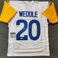 MVP Authentics Los Angeles Rams Eric Weddle Autographed Signed Jersey Jsa Coa 153 sports jersey framing , jersey framing