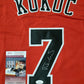 MVP Authentics Chicago Bulls Tony Kukoc Autographed Signed Jersey Jsa Coa 180 sports jersey framing , jersey framing