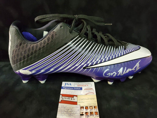 MVP Authentics Greg Newsome Ii Autographed Signed Cleat Jsa Coa 117 sports jersey framing , jersey framing