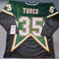 MVP Authentics Dallas Stars Marty Turco Autographed Signed Jersey Jsa Coa 135 sports jersey framing , jersey framing