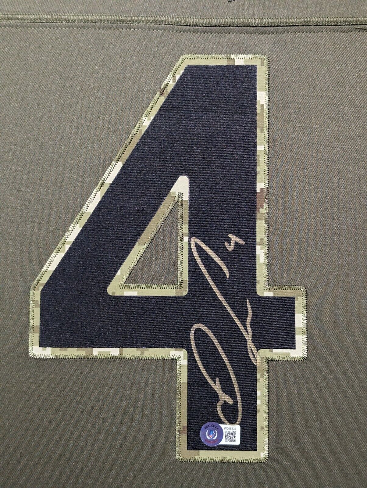MVP Authentics Framed Minnesota Vikings Dalvin Cook Salute To Service Jersey Usa Bas Holo 720 sports jersey framing , jersey framing