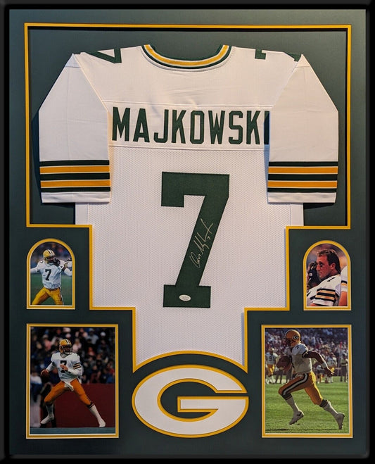 MVP Authentics Framed Green Bay Packers Don Majkowski Autographed Signed Jersey Jsa Coa 405 sports jersey framing , jersey framing