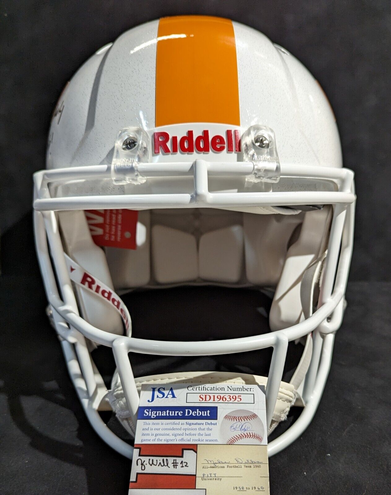 MVP Authentics Tennessee Volunteers Hendon Hooker 2X Inscribed Full Size Authentic Helmet Jsa 517.50 sports jersey framing , jersey framing