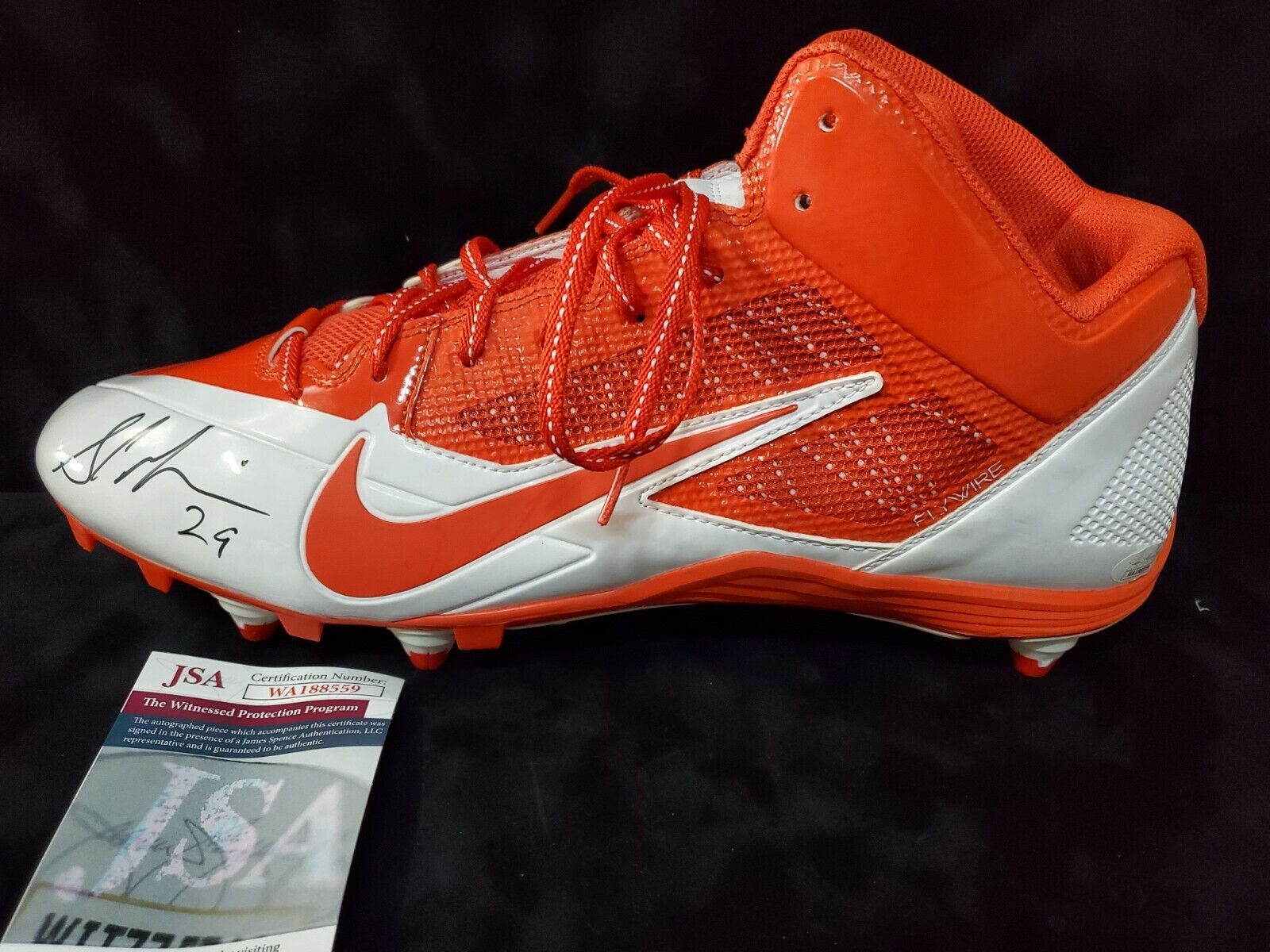 MVP Authentics Miami Dolphins Sam Madison Autographed Signed Cleat Jsa Coa 103.50 sports jersey framing , jersey framing