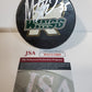 MVP Authentics Michigan K-Wings Marty Turco Signed Logo Puck Jsa Coa 49.50 sports jersey framing , jersey framing