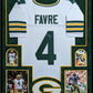 MVP Authentics Suede Framed Green Bay Packers Brett Favre Autographed Signed Jersey Radtke Holo 1125 sports jersey framing , jersey framing