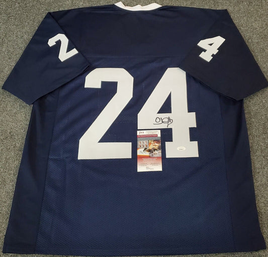 MVP Authentics Penn State Oj Mcduffie Autographed Signed Jersey Jsa Coa 107.10 sports jersey framing , jersey framing