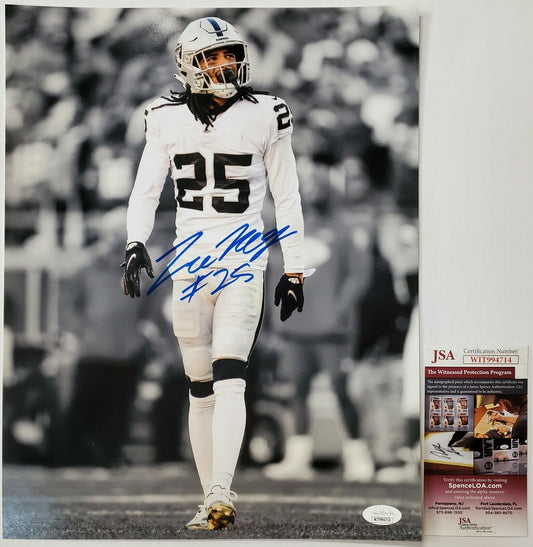 MVP Authentics Las Vegas Raiders Trevon Moehrig Autographed 11X14 Photo Jsa Coa 72 sports jersey framing , jersey framing