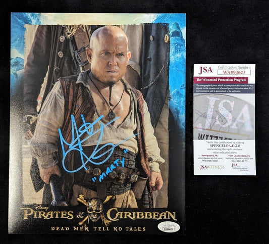 MVP Authentics Martin Klebba Pirates Of Caribbean Hand Signed Autographed 8 X 10 Photo Jsa Coa 67.50 sports jersey framing , jersey framing