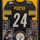 MVP Authentics Framed Pittsburgh Steelers Joey Porter Jr Autographed Signed Jersey Jsa Coa 337.50 sports jersey framing , jersey framing